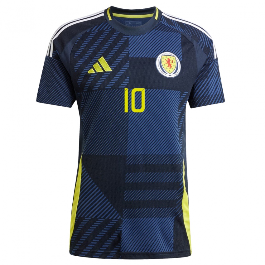 Niño Camiseta Escocia Sarah Ewens #10 Azul Oscuro 1ª Equipación 24-26 La Camisa Chile