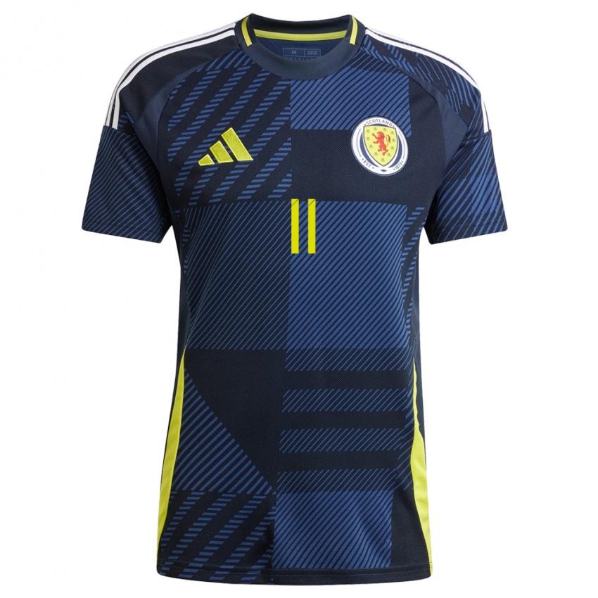 Niño Camiseta Escocia Ryan Christie #11 Azul Oscuro 1ª Equipación 24-26 La Camisa Chile