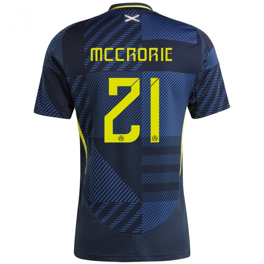 Niño Camiseta Escocia Robby Mccrorie #21 Azul Oscuro 1ª Equipación 24-26 La Camisa Chile