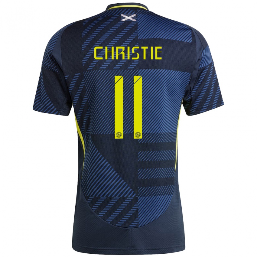 Niño Camiseta Escocia Ryan Christie #11 Azul Oscuro 1ª Equipación 24-26 La Camisa Chile