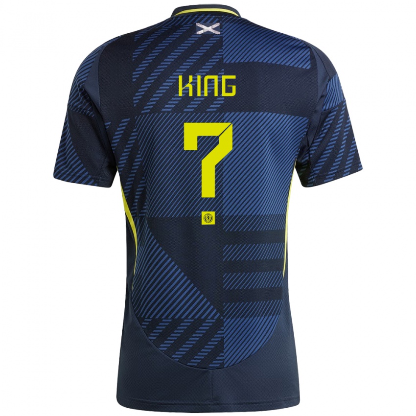 Niño Camiseta Escocia Leon King #0 Azul Oscuro 1ª Equipación 24-26 La Camisa Chile
