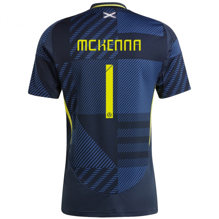 Niño Camiseta Escocia Callan Mckenna #1 Azul Oscuro 1ª Equipación 24-26 La Camisa Chile