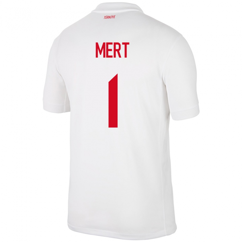 Niño Camiseta Turquía Mert Günok #1 Blanco 1ª Equipación 24-26 La Camisa Chile