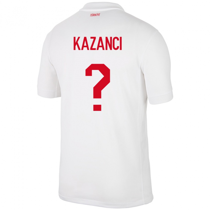 Niño Camiseta Turquía Şant Kazancı #0 Blanco 1ª Equipación 24-26 La Camisa Chile