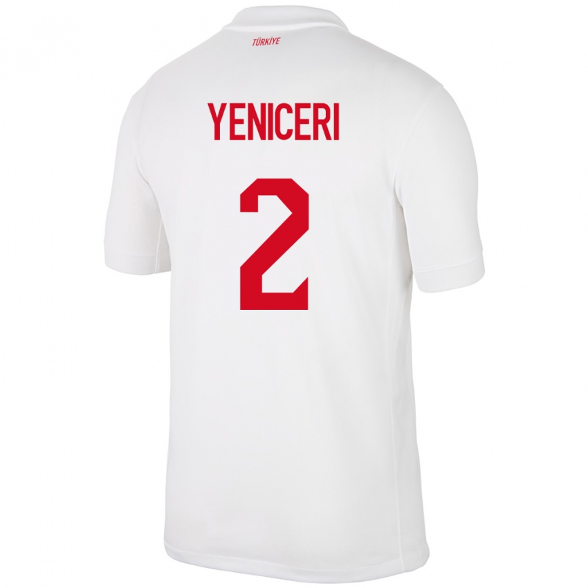 Niño Camiseta Turquía Berna Yeniçeri #2 Blanco 1ª Equipación 24-26 La Camisa Chile