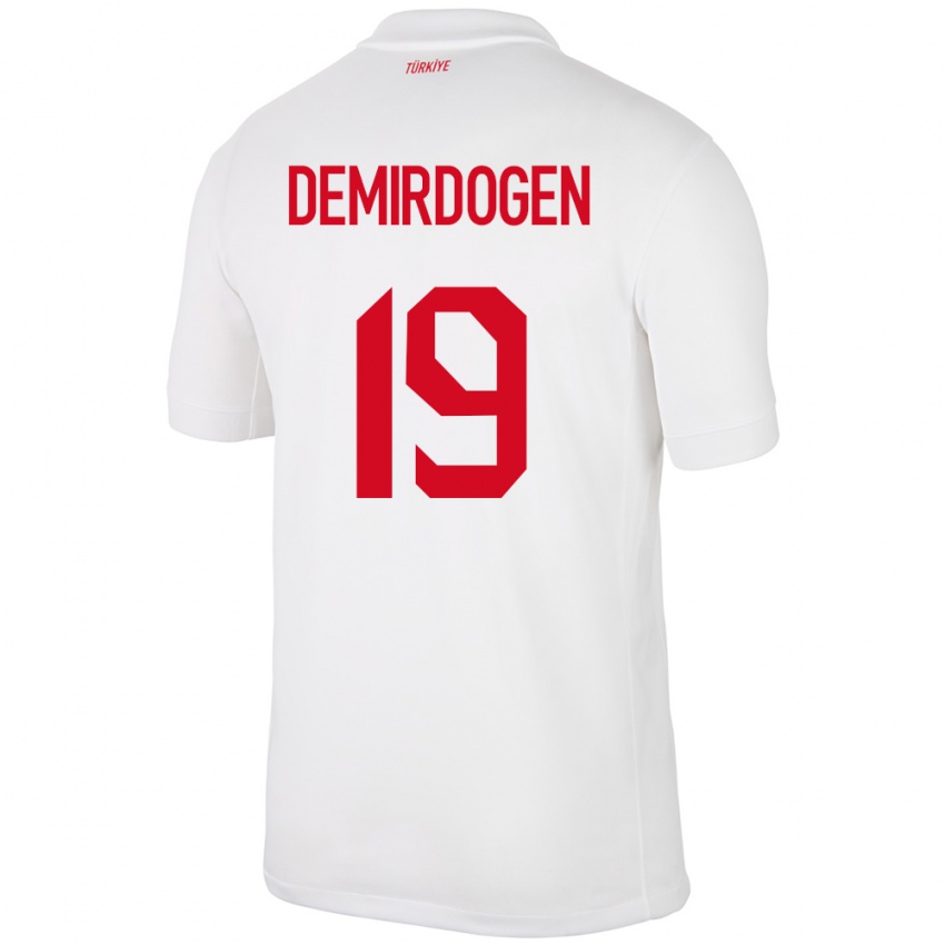 Niño Camiseta Turquía Neslihan Demirdögen #19 Blanco 1ª Equipación 24-26 La Camisa Chile