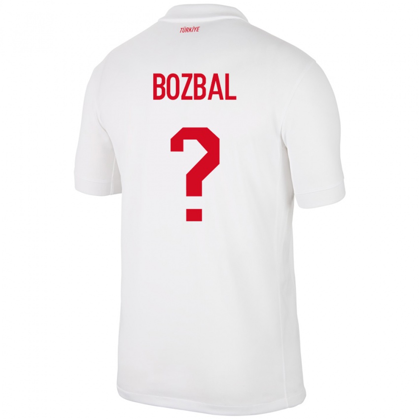 Niño Camiseta Turquía Birsen Bozbal #0 Blanco 1ª Equipación 24-26 La Camisa Chile