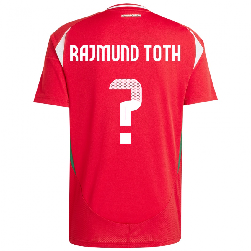 Niño Camiseta Hungría Rajmund Tóth #0 Rojo 1ª Equipación 24-26 La Camisa Chile