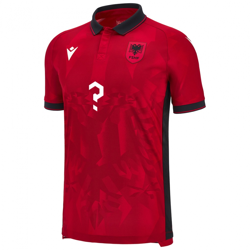 Niño Camiseta Albania Alvi Kumbaro #0 Rojo 1ª Equipación 24-26 La Camisa Chile