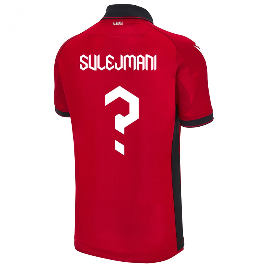 Niño Camiseta Albania Muhadin Sulejmani #0 Rojo 1ª Equipación 24-26 La Camisa Chile