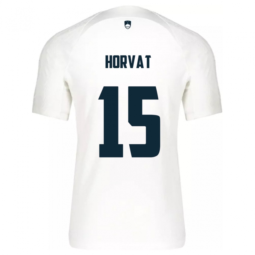 Niño Camiseta Eslovenia Tomi Horvat #15 Blanco 1ª Equipación 24-26 La Camisa Chile