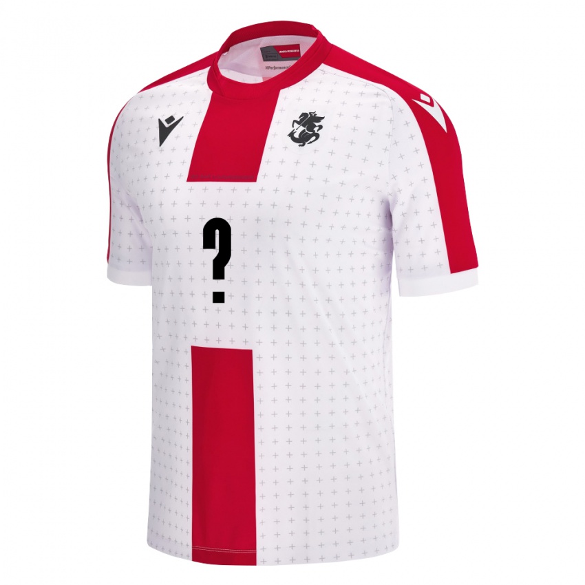 Niño Camiseta Georgia Mate Tereladze #0 Blanco 1ª Equipación 24-26 La Camisa Chile