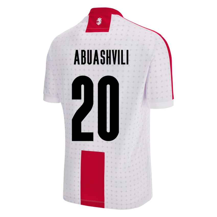 Niño Camiseta Georgia Giorgi Abuashvili #20 Blanco 1ª Equipación 24-26 La Camisa Chile