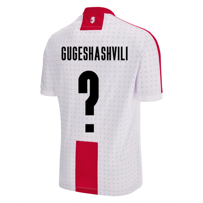 Niño Camiseta Georgia Zaza Gugeshashvili #0 Blanco 1ª Equipación 24-26 La Camisa Chile