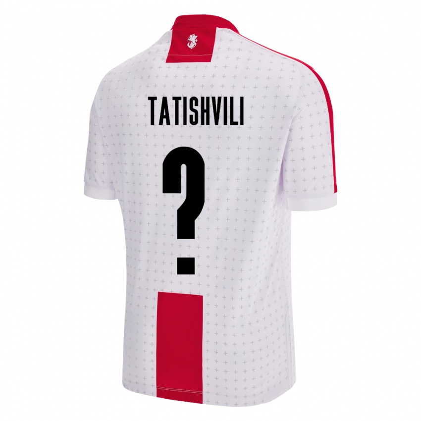 Niño Camiseta Georgia Sandro Tatishvili #0 Blanco 1ª Equipación 24-26 La Camisa Chile