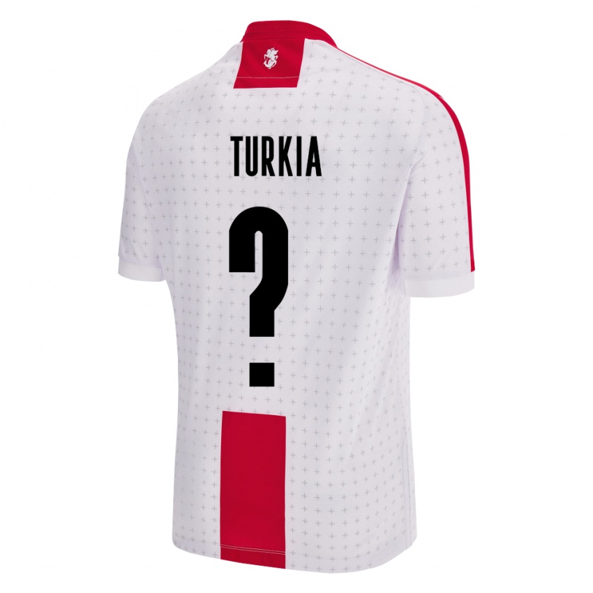 Niño Camiseta Georgia Aleksandre Turkia #0 Blanco 1ª Equipación 24-26 La Camisa Chile