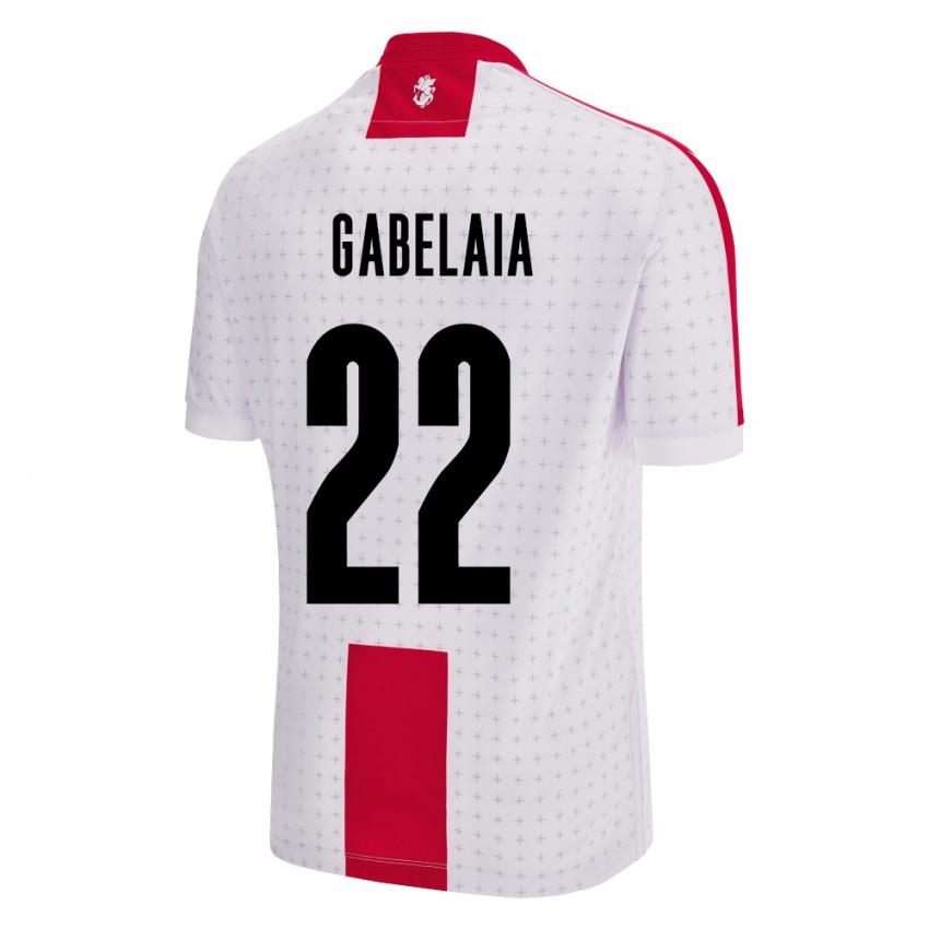 Niño Camiseta Georgia Svetalna Gabelaia #22 Blanco 1ª Equipación 24-26 La Camisa Chile