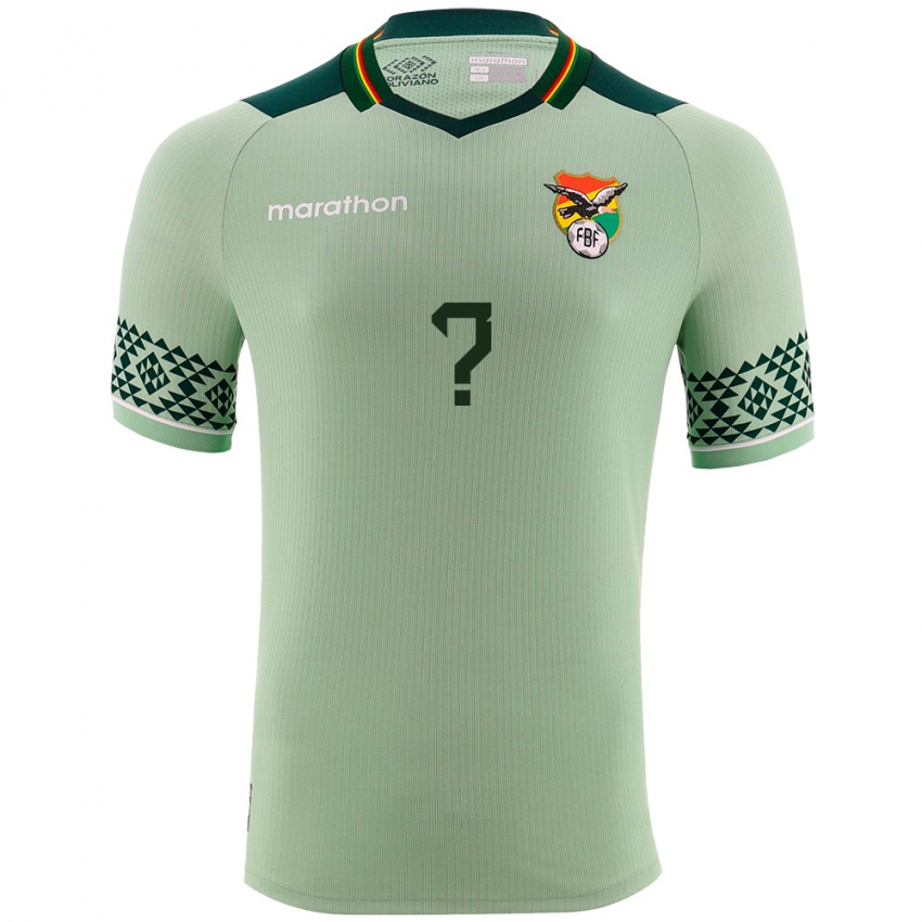 Niño Camiseta Bolivia Mirko Tomianovic #0 Verde Claro 1ª Equipación 24-26 La Camisa Chile