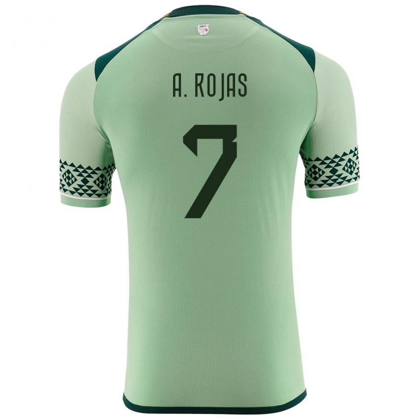 Niño Camiseta Bolivia Ana Paula Rojas #7 Verde Claro 1ª Equipación 24-26 La Camisa Chile