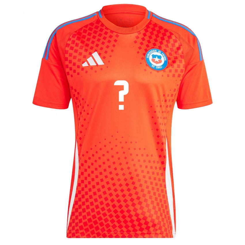 Niño Camiseta Chile Milovan Velásquez #0 Rojo 1ª Equipación 24-26 La Camisa Chile