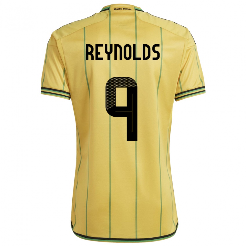 Niño Camiseta Jamaica Fabian Reynolds #9 Amarillo 1ª Equipación 24-26 La Camisa Chile