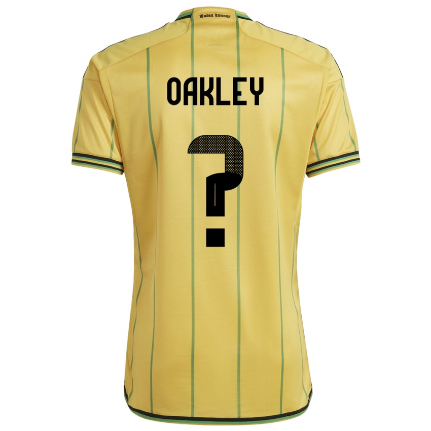 Niño Camiseta Jamaica Katie Oakley #0 Amarillo 1ª Equipación 24-26 La Camisa Chile