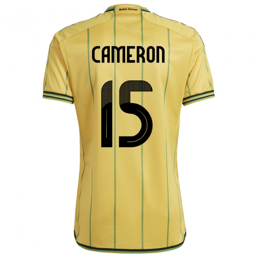 Niño Camiseta Jamaica Tiffany Cameron #15 Amarillo 1ª Equipación 24-26 La Camisa Chile