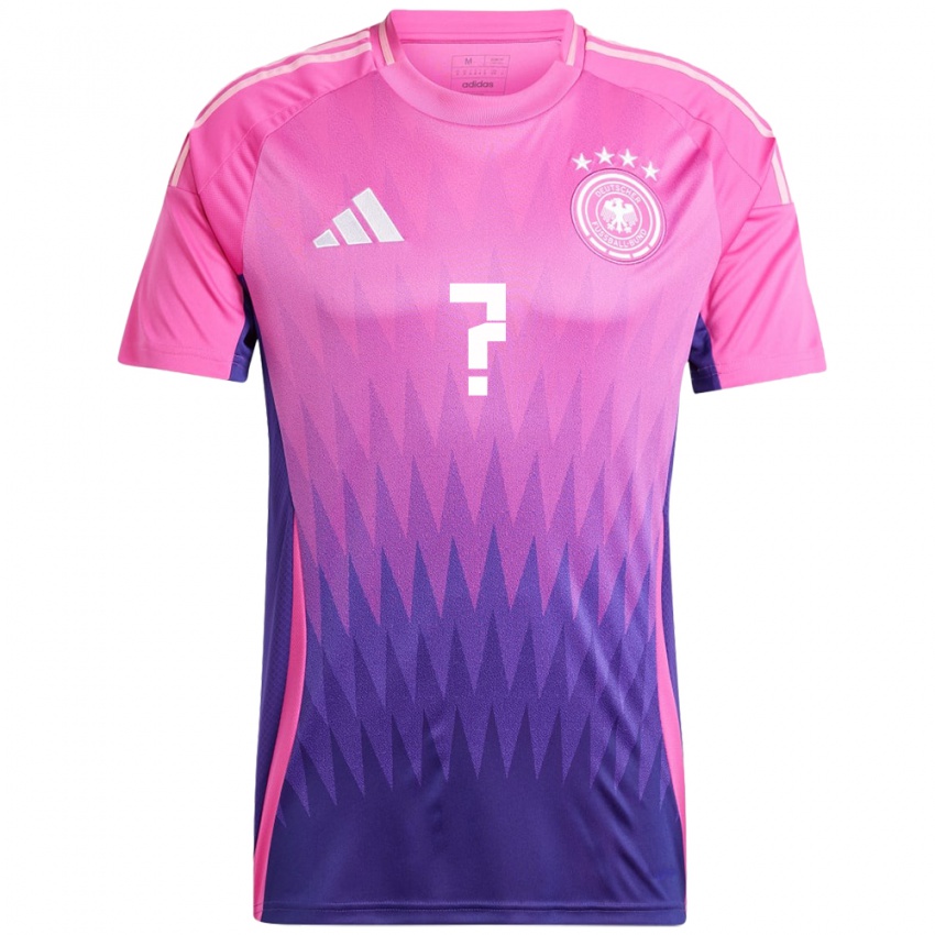 Niño Camiseta Alemania Su Nombre #0 Rosado Morado 2ª Equipación 24-26 La Camisa Chile