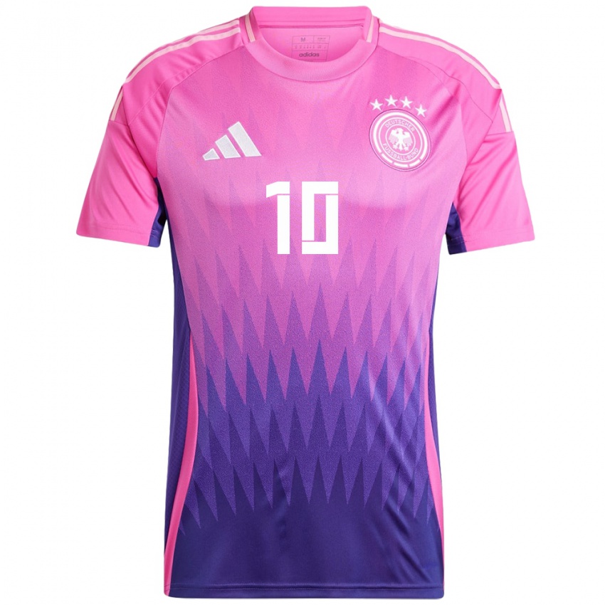 Niño Camiseta Alemania Laura Freigang #10 Rosado Morado 2ª Equipación 24-26 La Camisa Chile