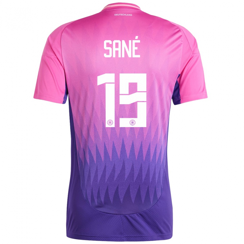 Niño Camiseta Alemania Leroy Sane #19 Rosado Morado 2ª Equipación 24-26 La Camisa Chile