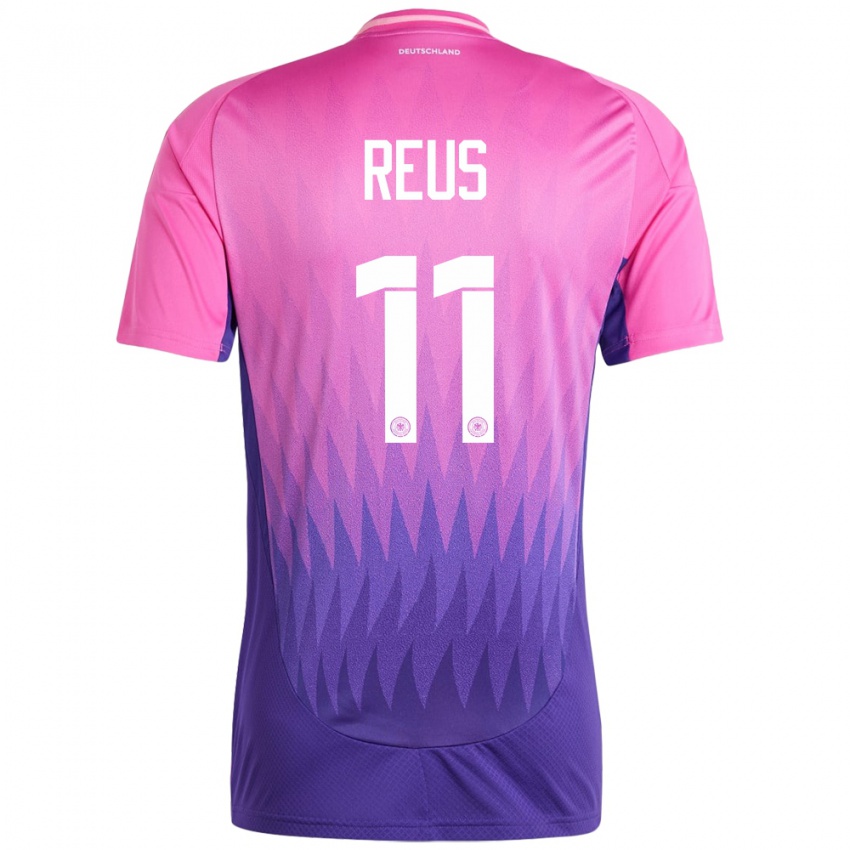 Niño Camiseta Alemania Marco Reus #11 Rosado Morado 2ª Equipación 24-26 La Camisa Chile