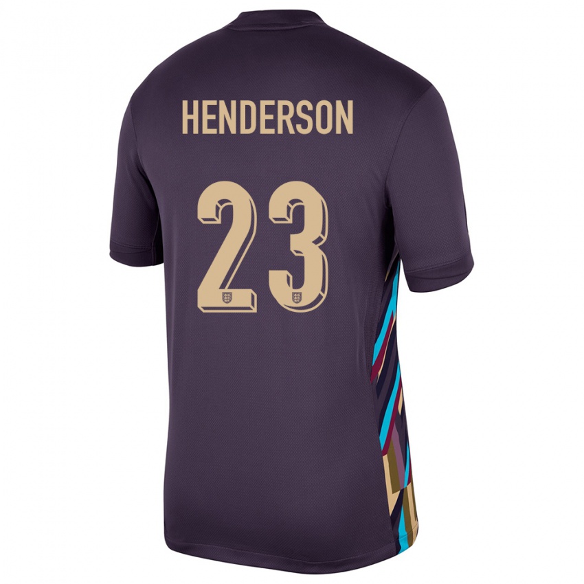 Niño Camiseta Inglaterra Dean Henderson #23 Pasa Oscura 2ª Equipación 24-26 La Camisa Chile