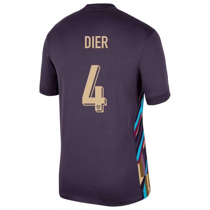 Niño Camiseta Inglaterra Eric Dier #4 Pasa Oscura 2ª Equipación 24-26 La Camisa Chile