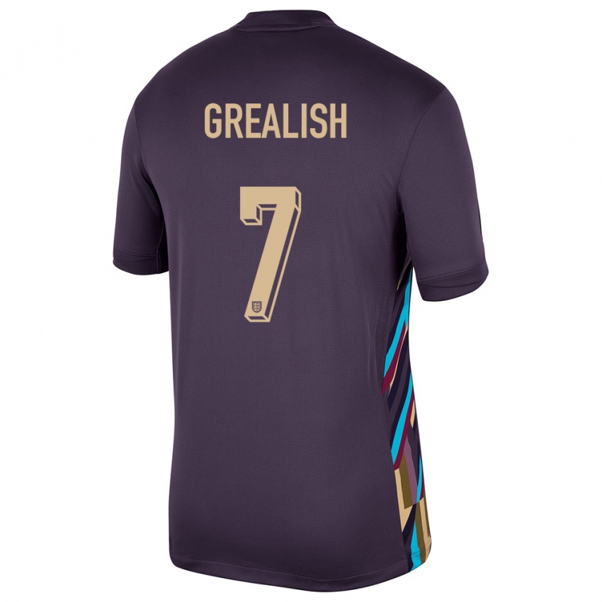 Niño Camiseta Inglaterra Jack Grealish #7 Pasa Oscura 2ª Equipación 24-26 La Camisa Chile