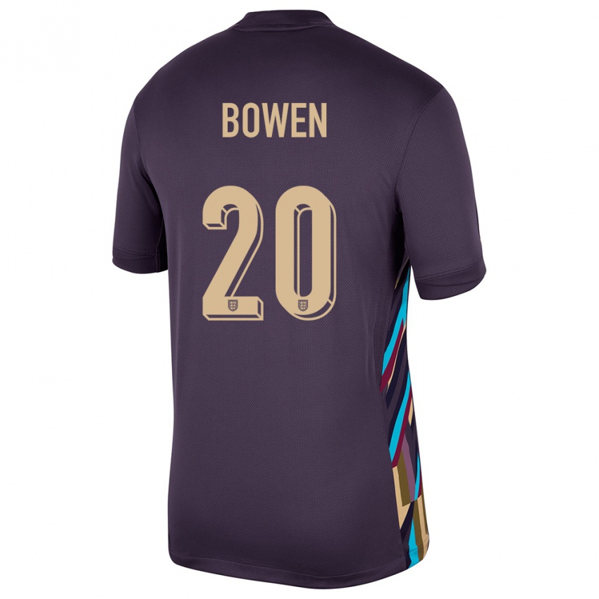 Niño Camiseta Inglaterra Jarrod Bowen #20 Pasa Oscura 2ª Equipación 24-26 La Camisa Chile