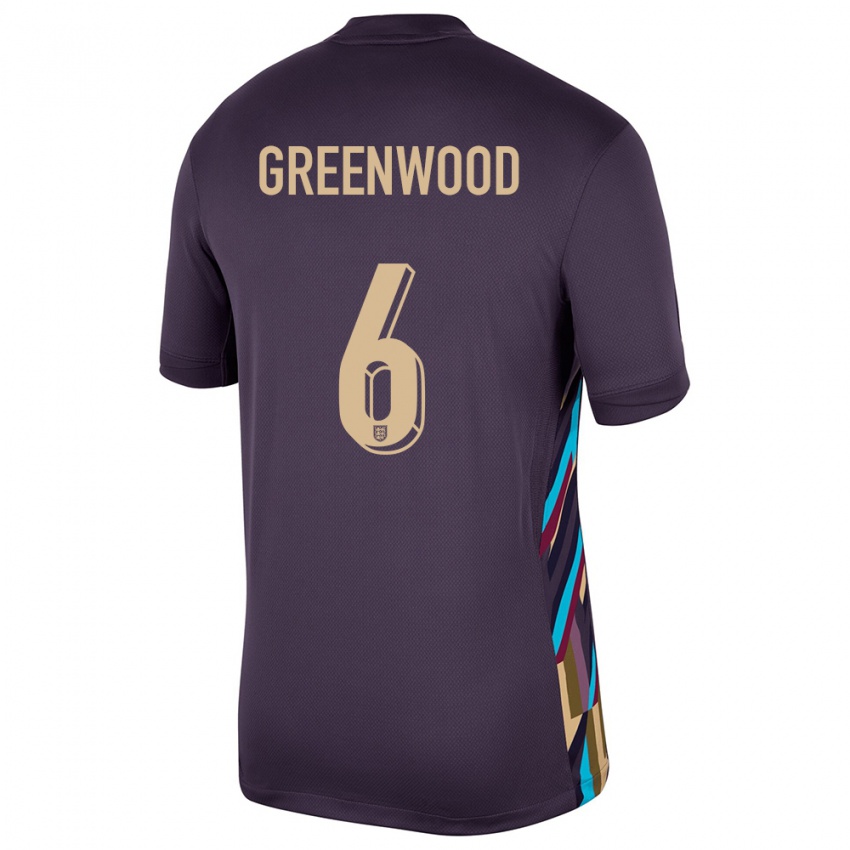 Niño Camiseta Inglaterra Alex Greenwood #6 Pasa Oscura 2ª Equipación 24-26 La Camisa Chile