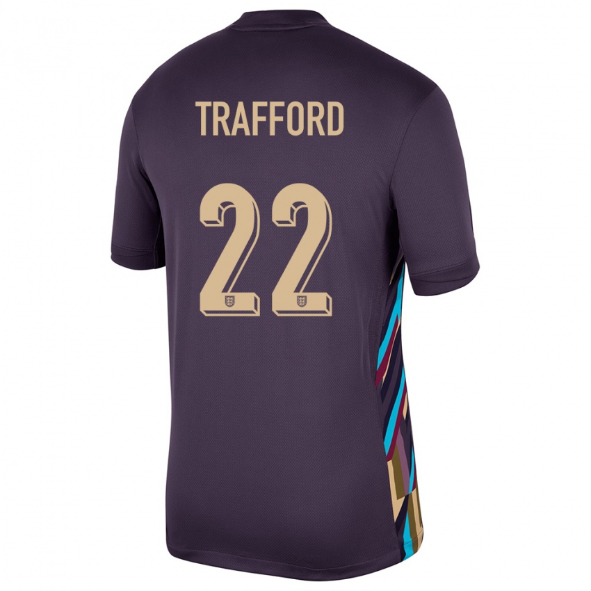 Niño Camiseta Inglaterra James Trafford #22 Pasa Oscura 2ª Equipación 24-26 La Camisa Chile