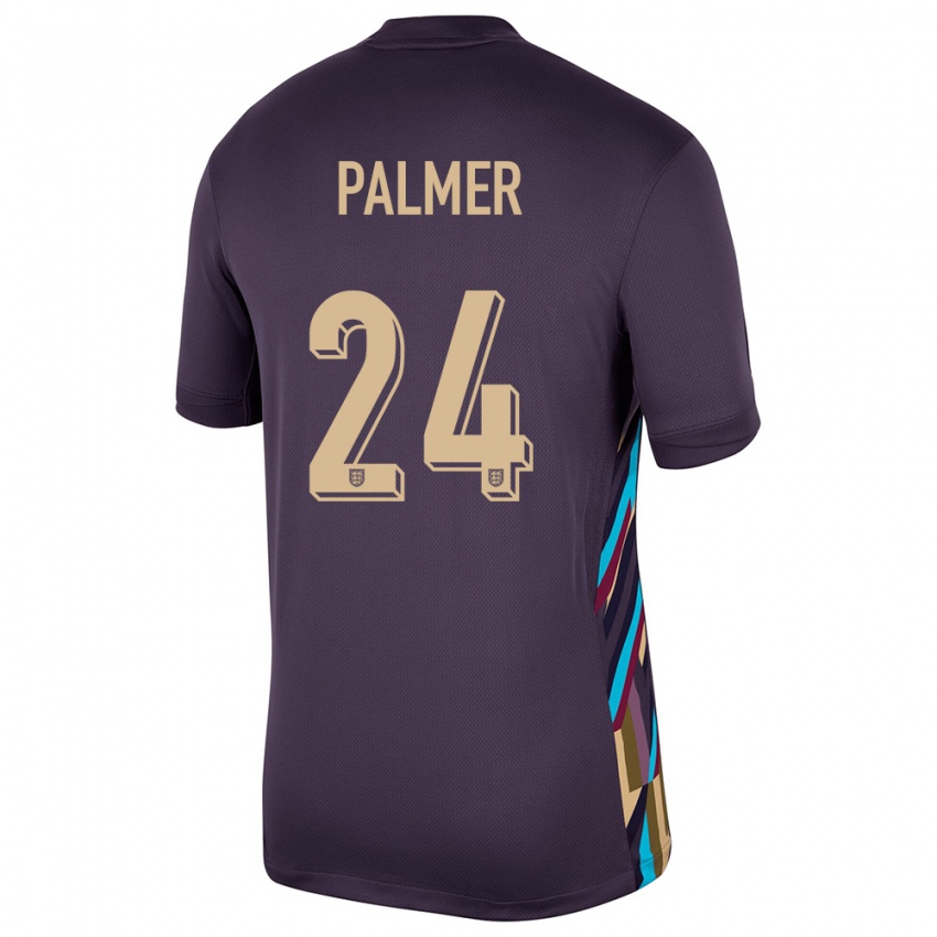 Niño Camiseta Inglaterra Cole Palmer #24 Pasa Oscura 2ª Equipación 24-26 La Camisa Chile