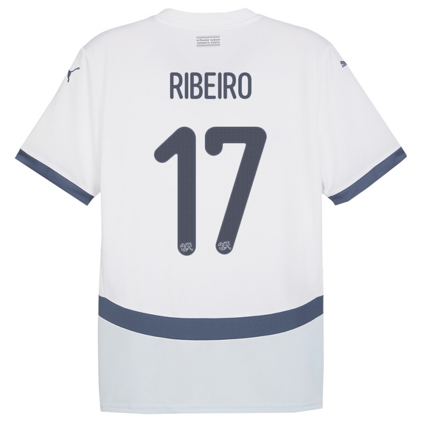 Niño Camiseta Suiza Joel Ribeiro #17 Blanco 2ª Equipación 24-26 La Camisa Chile