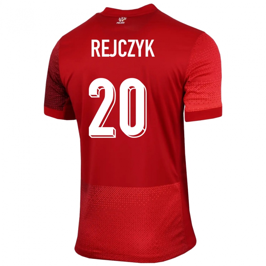 Niño Camiseta Polonia Filip Rejczyk #20 Rojo 2ª Equipación 24-26 La Camisa Chile