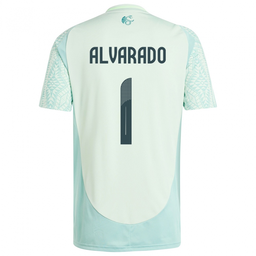 Niño Camiseta México Emily Alvarado #1 Lino Verde 2ª Equipación 24-26 La Camisa Chile