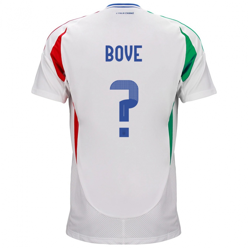 Niño Camiseta Italia Edoardo Bove #0 Blanco 2ª Equipación 24-26 La Camisa Chile