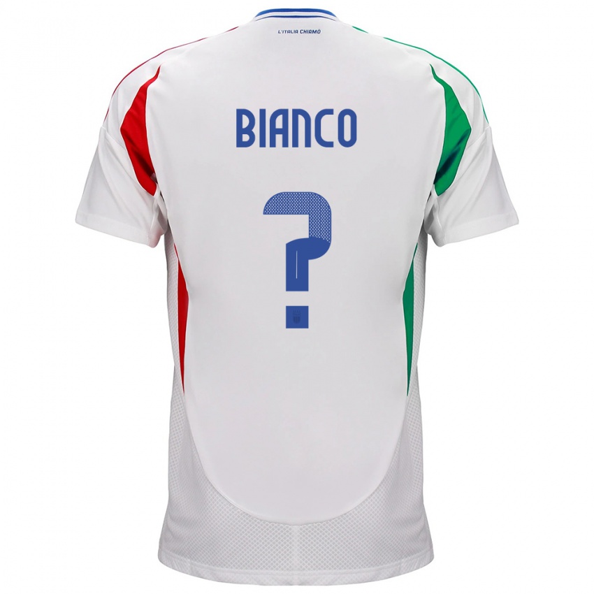 Niño Camiseta Italia Alessandro Bianco #0 Blanco 2ª Equipación 24-26 La Camisa Chile