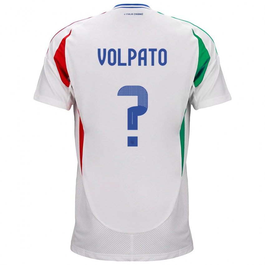 Niño Camiseta Italia Cristian Volpato #0 Blanco 2ª Equipación 24-26 La Camisa Chile