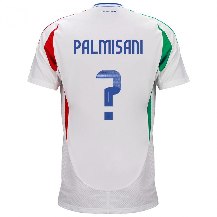 Niño Camiseta Italia Lorenzo Palmisani #0 Blanco 2ª Equipación 24-26 La Camisa Chile