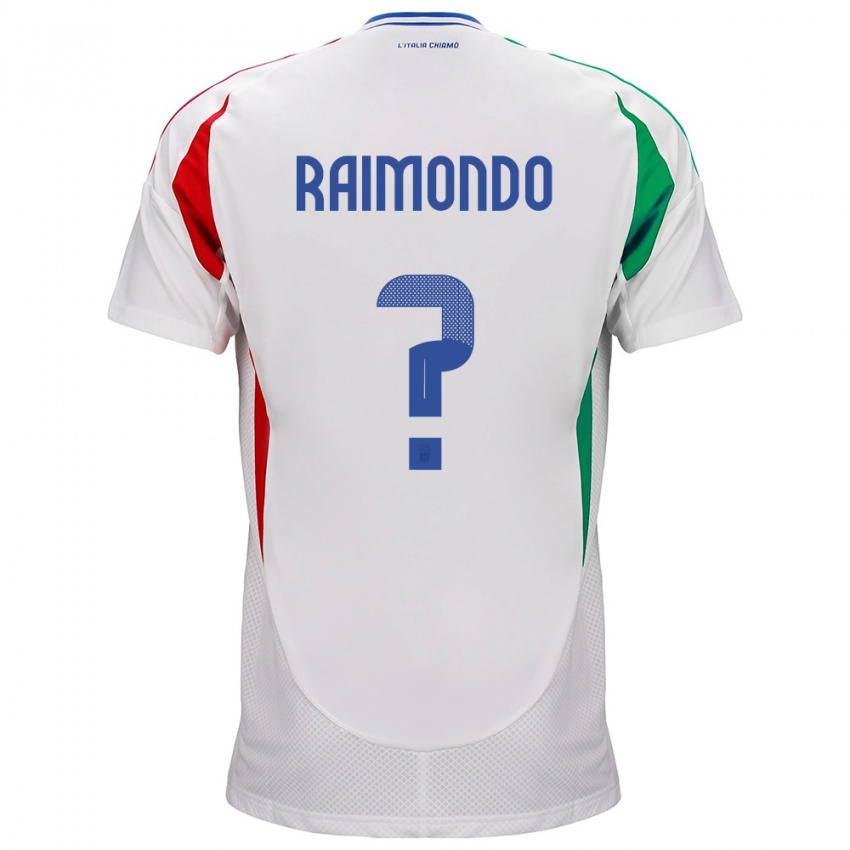 Niño Camiseta Italia Antonio Raimondo #0 Blanco 2ª Equipación 24-26 La Camisa Chile