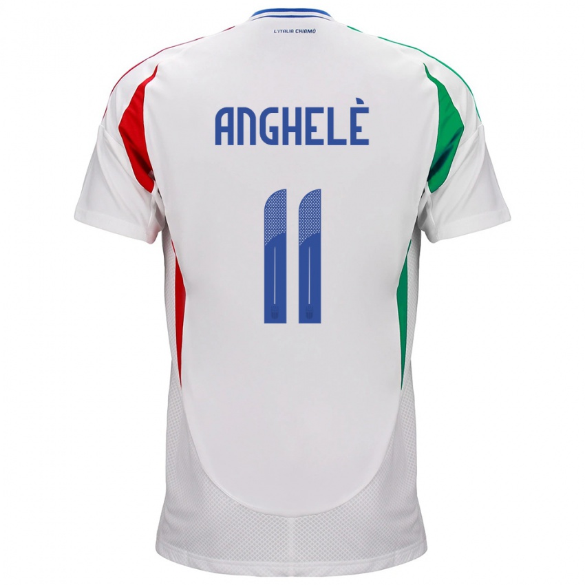 Niño Camiseta Italia Lorenzo Anghelè #11 Blanco 2ª Equipación 24-26 La Camisa Chile