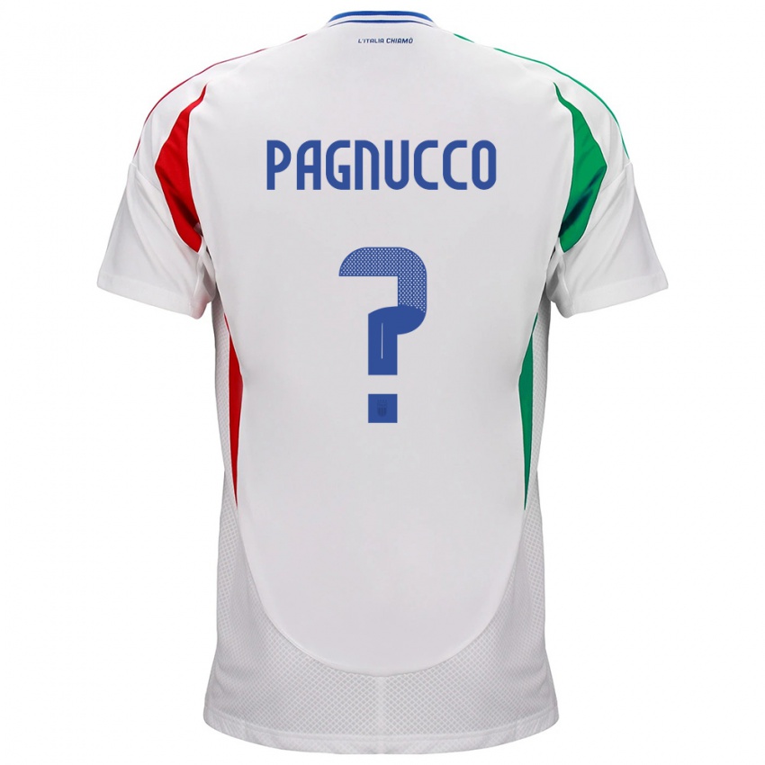 Niño Camiseta Italia Filippo Pagnucco #0 Blanco 2ª Equipación 24-26 La Camisa Chile