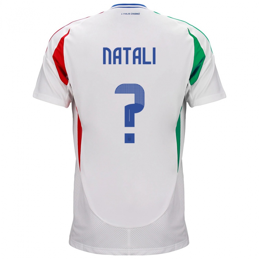 Niño Camiseta Italia Andrea Natali #0 Blanco 2ª Equipación 24-26 La Camisa Chile