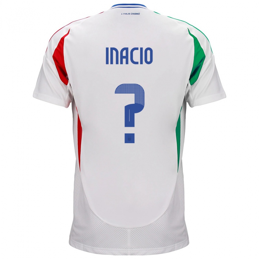 Niño Camiseta Italia Samuele Inacio #0 Blanco 2ª Equipación 24-26 La Camisa Chile